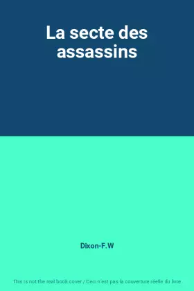 Couverture du produit · La secte des assassins