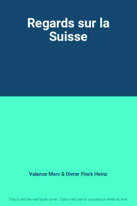 Couverture du produit · Regards sur la Suisse
