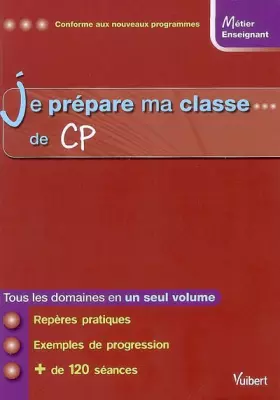 Couverture du produit · Je prépare ma classe de CP