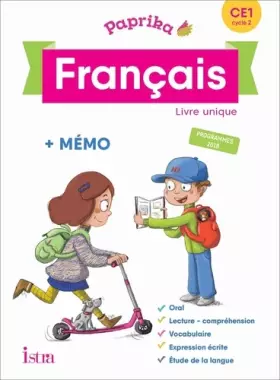 Couverture du produit · Paprika Français CE1 - Edition France - Livre élève - Ed. 2019