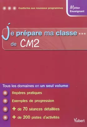Couverture du produit · Je prépare ma classe de CM2