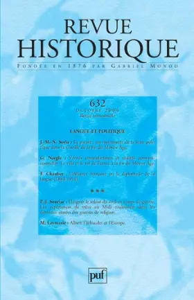 Couverture du produit · Revue historique, numéro 632 - 2004/4