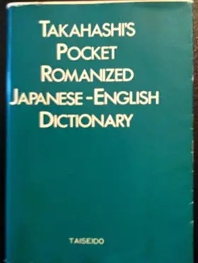 Couverture du produit · Takahashi's Pocket Romanized Japanese-English Dictionary