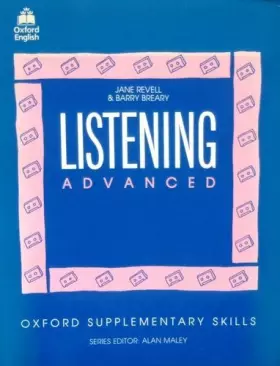 Couverture du produit · Oxford Supplementary Skills: Advanced: Listening (Oxford Supplementary Skills)