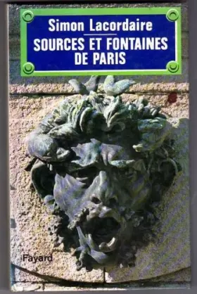 Couverture du produit · Sources et fontaines de Paris
