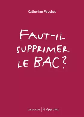 Couverture du produit · Faut-il supprimer le bac ?