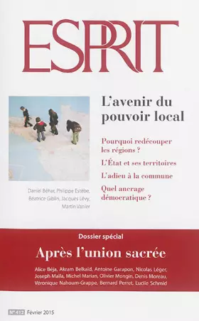 Couverture du produit · Revue esprit fevrier 2015 l'avenir du pouvoir local