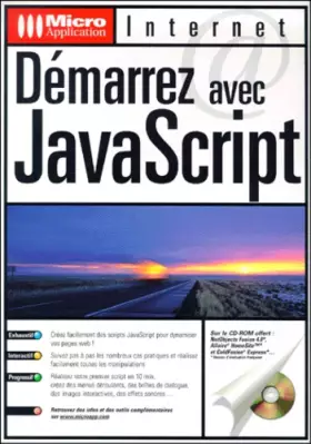 Couverture du produit · Démarrez avec Javascript, inclus 1 CD-ROM