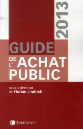 Couverture du produit · Guide de l'achat public, 2013