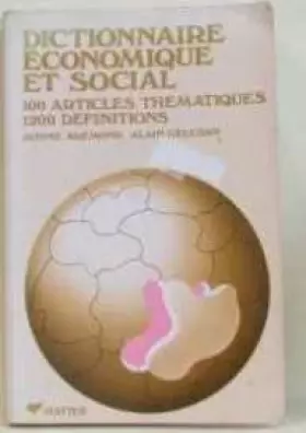 Couverture du produit · Dictionnire économique et social