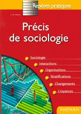 Couverture du produit · Précis de sociologie