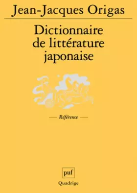 Couverture du produit · Dictionnaire de littérature japonaise