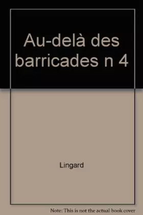Couverture du produit · Au-delà des Barricades