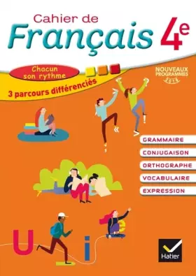 Couverture du produit · Cahier de Français 4e éd. 2016 - Cahier de l'élève