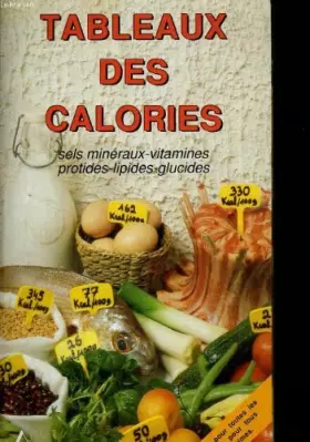 Couverture du produit · Tableaux des calories