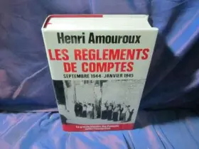 Couverture du produit · Les règlements de comptes