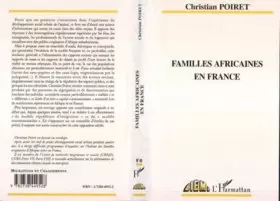 Couverture du produit · FAMILLES AFRICAINES EN FRANCE