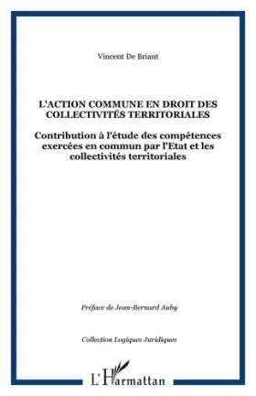 Couverture du produit · L'action commune en droit des collectivites territoriales.