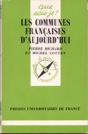 Couverture du produit · Les communes francaises d'aujourd'hui