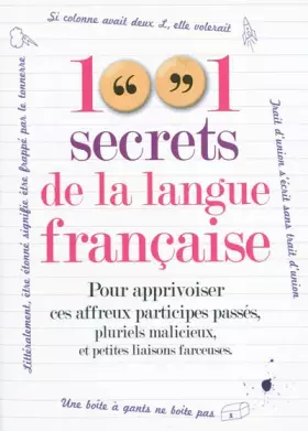 Couverture du produit · 1001 secrets de la langue française