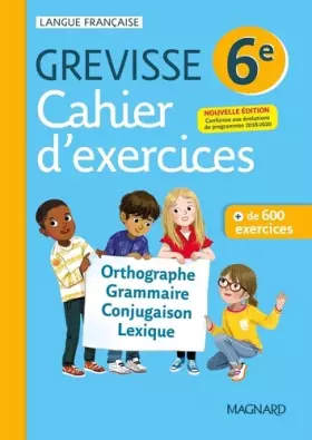 Couverture du produit · Cahier Grevisse - Français - 6e - Edition 2021