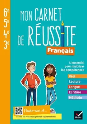 Couverture du produit · Mon carnet de réussite Français collège 6e 5e 4e 3e - Ed. 2021 - Cahier élève
