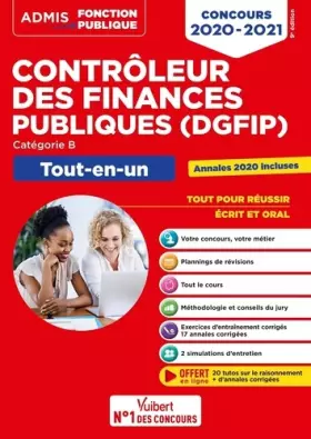 Couverture du produit · Concours Contrôleur des Finances publiques (DGFIP) - Catégorie B - Tout-en-un: Concours 2020-2021