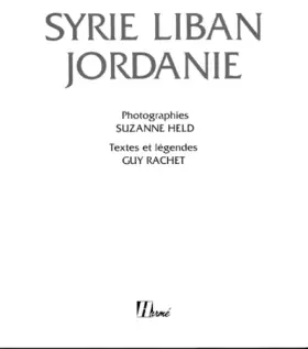 Couverture du produit · Syrie, Liban, Jordanie