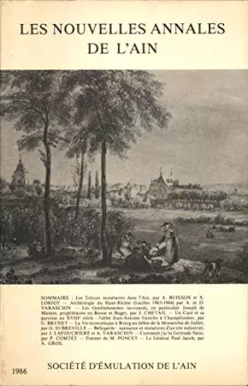 Couverture du produit · Les Nouvelles annales de l'Ain