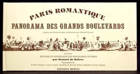 Couverture du produit · Paris romantique - panorama des grands boulevards