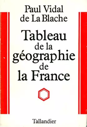 Couverture du produit · Tableau de la géographie de la France