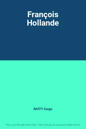 Couverture du produit · François Hollande