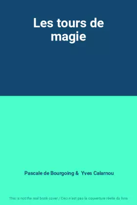 Couverture du produit · Les tours de magie