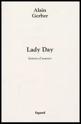 Couverture du produit · Lady Day : Histoire d'amours