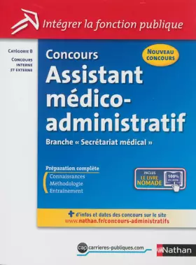 Couverture du produit · Concours Assistant médico-administratif