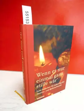 Couverture du produit · Wenn es nur einmal ganz stille wär'. Großdruck.