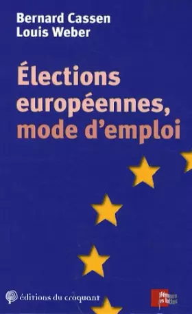 Couverture du produit · Elections européennes, mode d'emploi