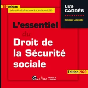 Couverture du produit · L'essentiel du droit de la securité sociale