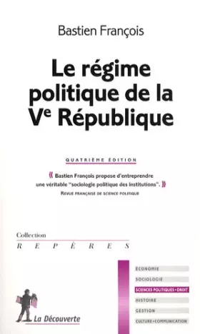 Couverture du produit · Le régime politique de la Ve République