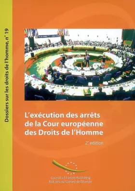 Couverture du produit · L'exécution des arrêts de la Cour européenne des Droits de l'Homme