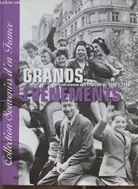 Couverture du produit · Les grands événements