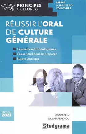 Couverture du produit · Réussir l'oral de culture générale