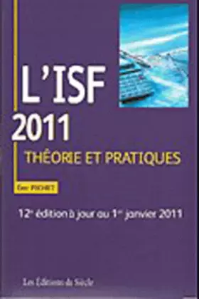 Couverture du produit · L'ISF 2011: Théorie et pratiques