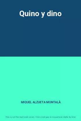 Couverture du produit · Quino y dino