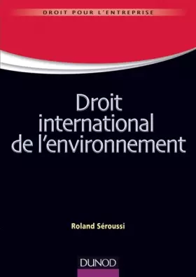 Couverture du produit · Droit international de l'environnement