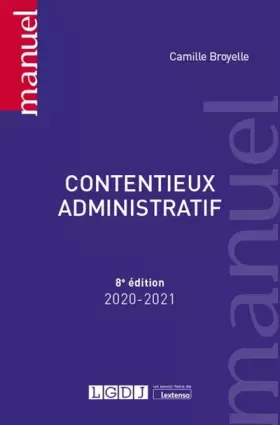 Couverture du produit · Contentieux administratif (2020-2021)