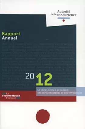 Couverture du produit · Rapport de l'autorité de la concurrence 2012