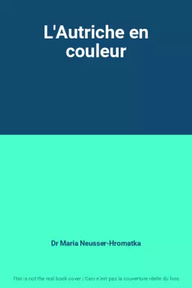Couverture du produit · L'Autriche en couleur