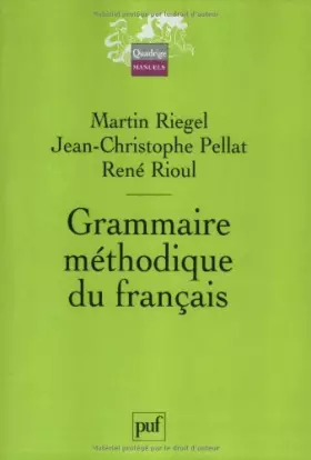 Couverture du produit · Grammaire méthodique du français