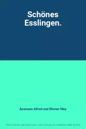 Couverture du produit · Schönes Esslingen.